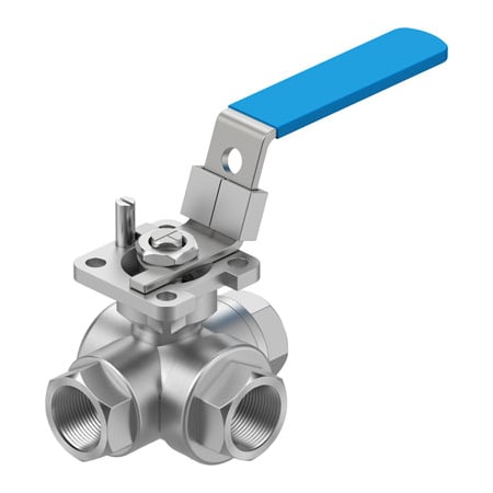 Festo Ball Valve VZBE-1/2-T-63-F-3T-F04-M-V15V15 VZBE-1/2-T-63-F-3T-F04-M-V15V15